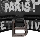 Balenciaga Hourglass Small Handbag Graffiti in Black 5936620FFLU1350