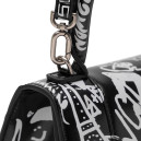 Balenciaga Hourglass Small Handbag Graffiti in Black 5936620FFLU1350
