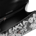 Balenciaga Hourglass Small Handbag Graffiti in Black 5936620FFLU1350