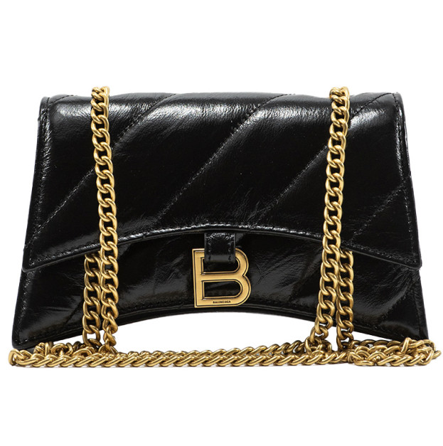 Сумка Balenciaga Crush Small Chain Bag Quilted in Black 716351210IT1000