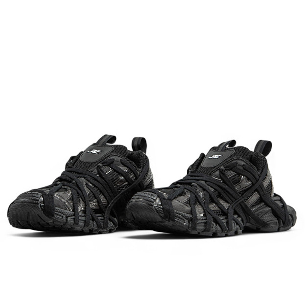 Balenciaga 3XL Extreme Lace Black
