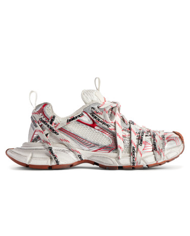 Balenciaga 3XL Extreme Laces Logo Beige Grey 825597W3XHL2162