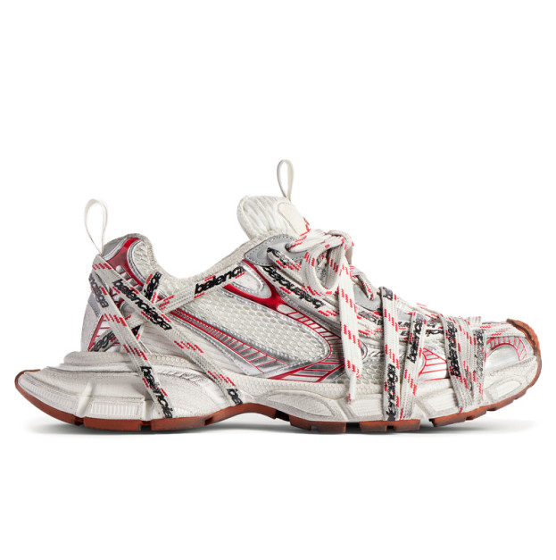 Balenciaga 3XL Extreme Laces Logo Beige Grey 825597W3XHL2162