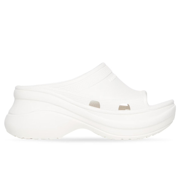Balenciaga x Crocs Pool Slide Sandal White 677389W1S8E9000