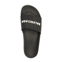 Balenciaga Pool Slide Sandal in Black White 565826W1S801006