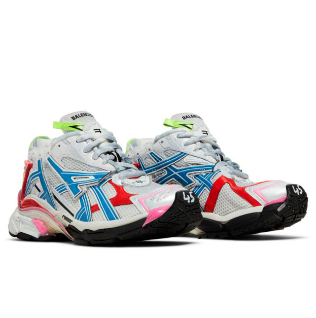 Balenciaga Runner White Red Blue Pink 677403W3RB69645