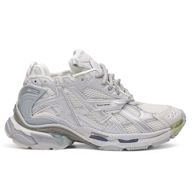 Balenciaga Runner Trainer White Grey