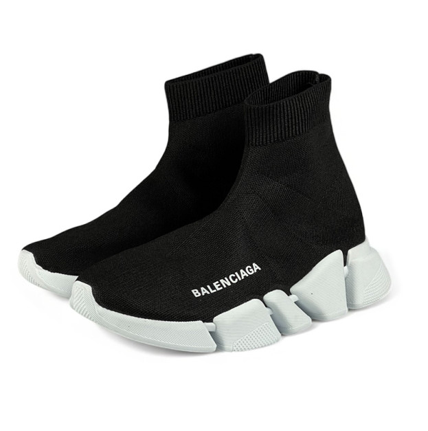 Balenciaga Speed Black Black White