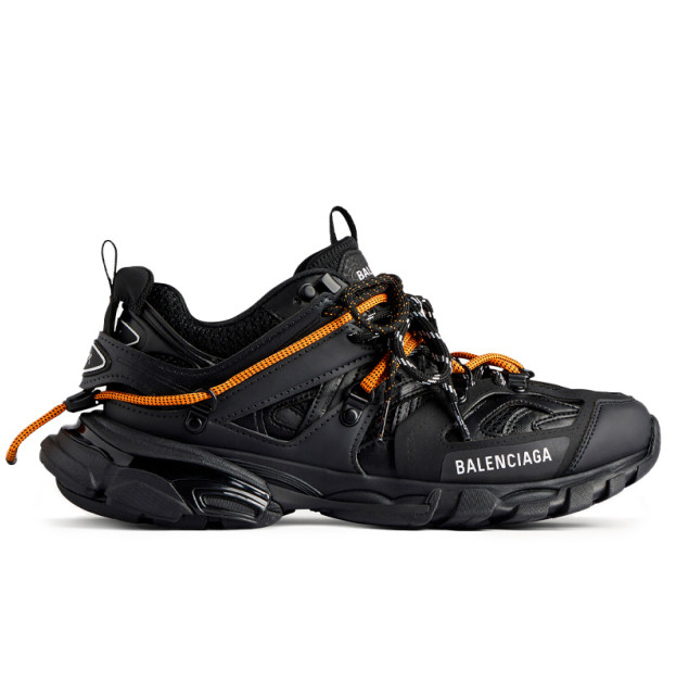 Balenciaga Track Trail Laces Sneaker Black Orange 800592WTRHK1000