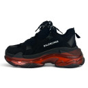 Balenciaga Triple S Clear Sole Black Red