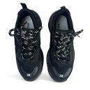 Balenciaga Triple S Clear Sole Black Red