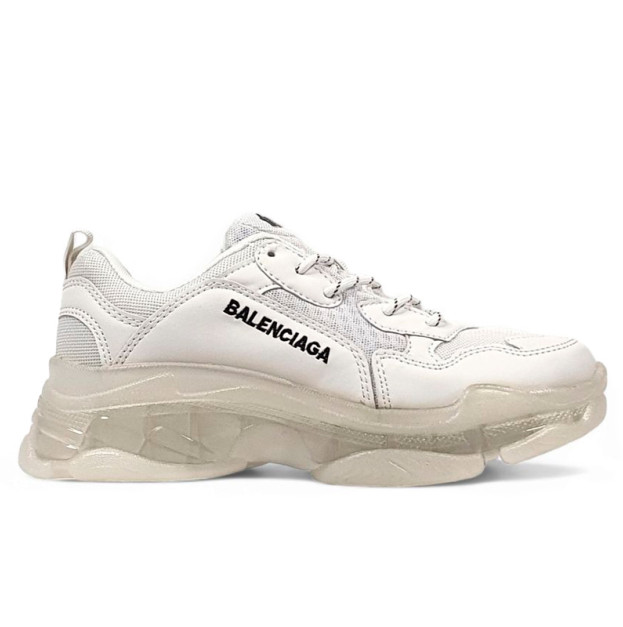 Balenciaga Triple S Clear Sole White
