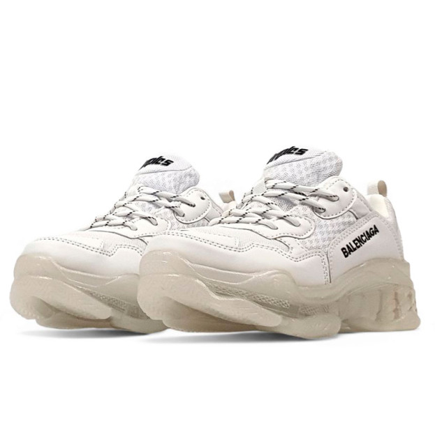 Balenciaga Triple S Clear Sole White