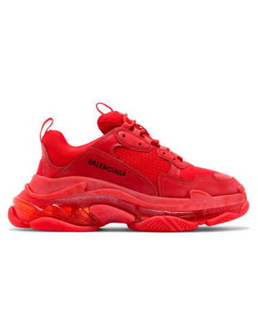 Balenciaga Triple S Clear Sole Red 541624W2CE16500