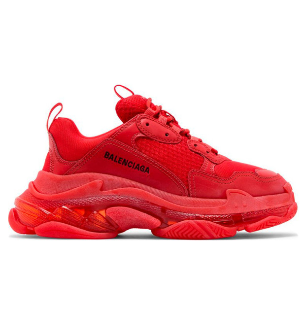 Balenciaga Triple S Clear Sole Red 541624W2CE16500