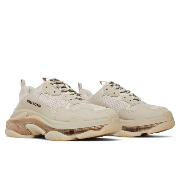 Balenciaga Triple S Clear Sole Beige 541624W2FB19005