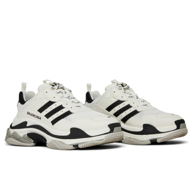 Balenciaga x Adidas Triple S White 710021W2ZB19112