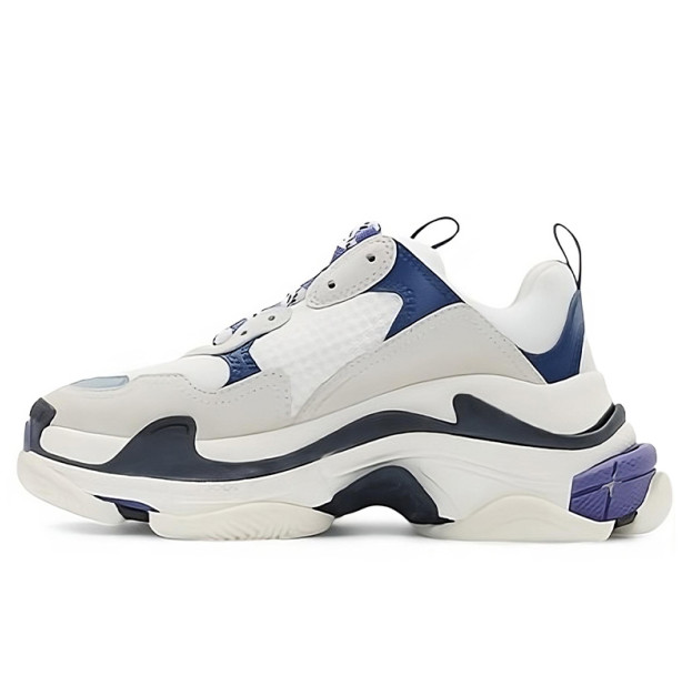 Balenciaga Triple S White Blue Purple 541641W09OF9095