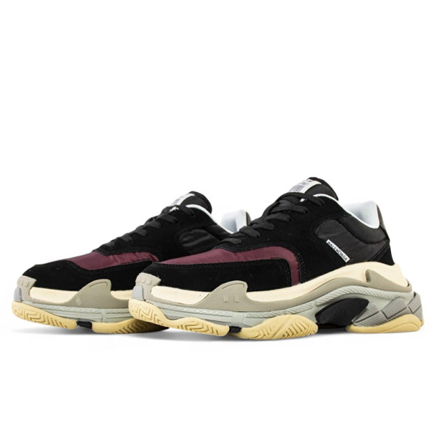 Balenciaga Triple S Black Burgundy 182342M237001