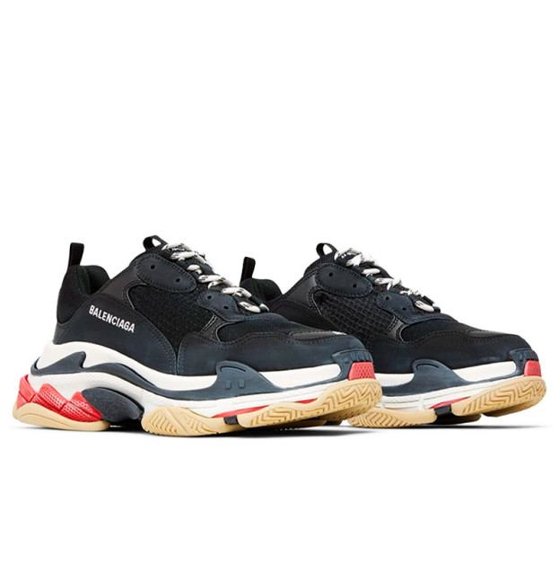 Balenciaga Triple S Black Red 533882W09OM1000
